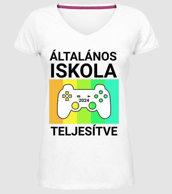  minta fehér pólón