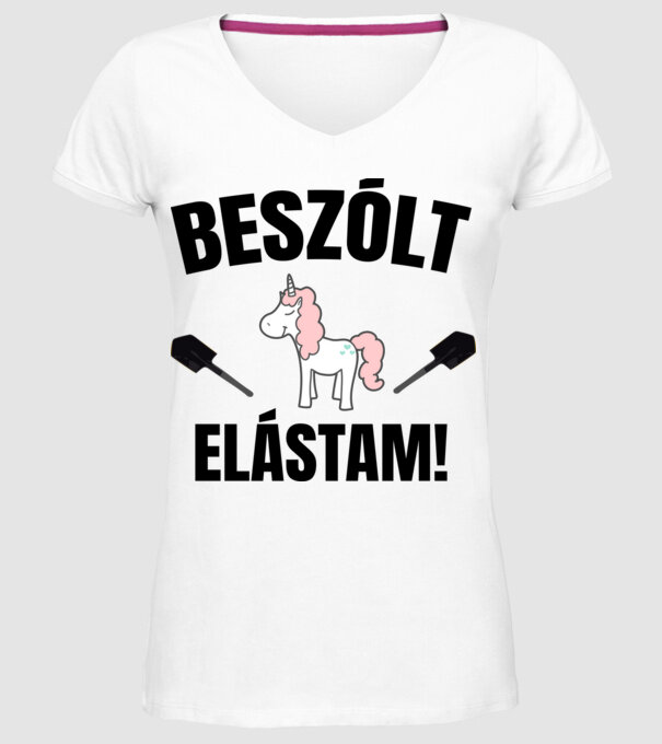  minta fehér pólón