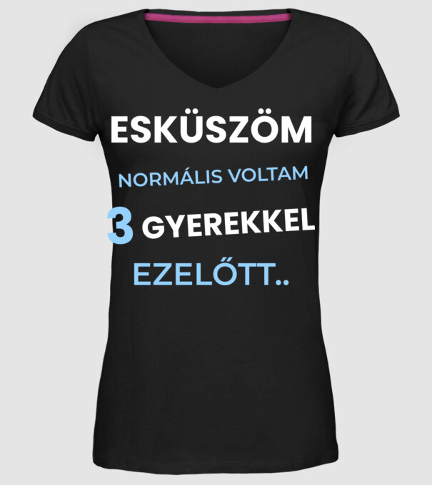 minta fekete pólón