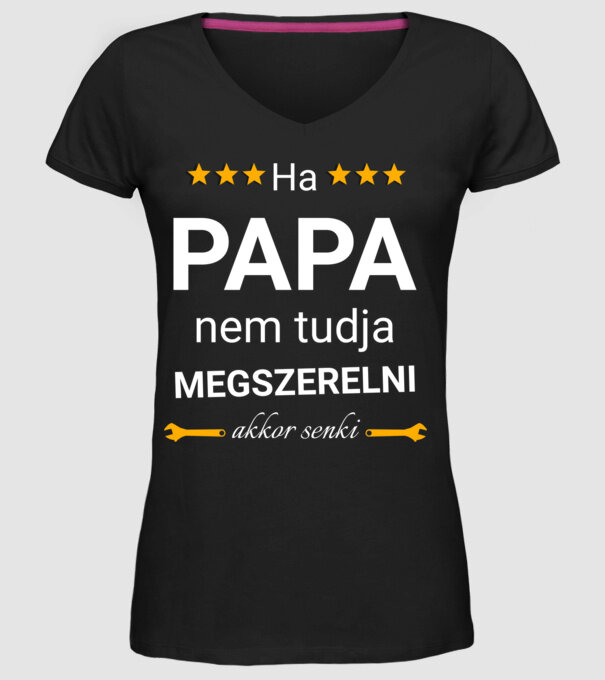  minta fekete pólón