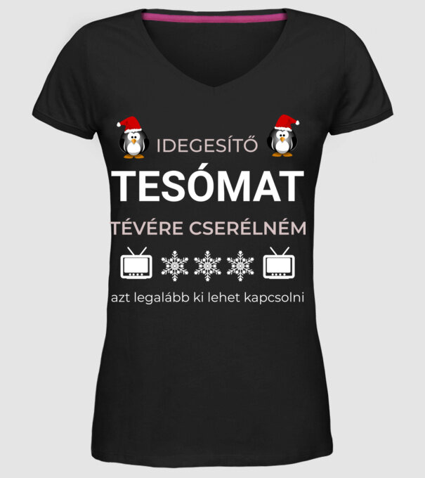  minta fekete pólón