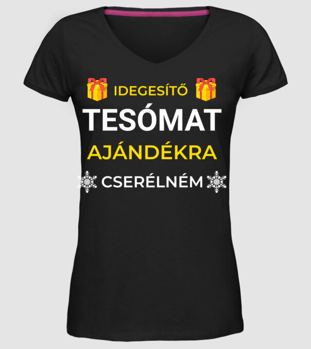  minta fekete pólón