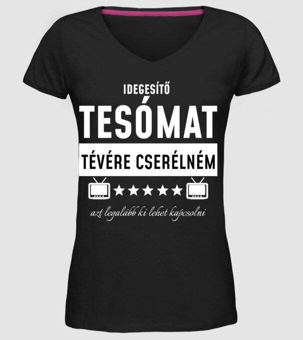  minta fekete pólón