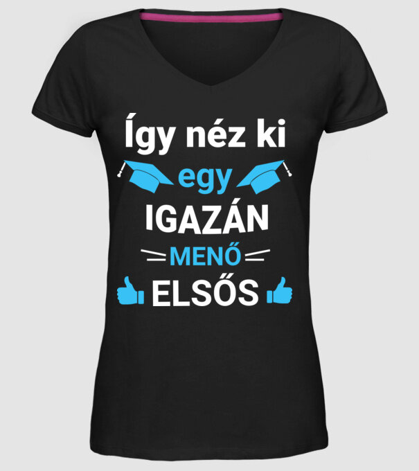  minta fekete pólón