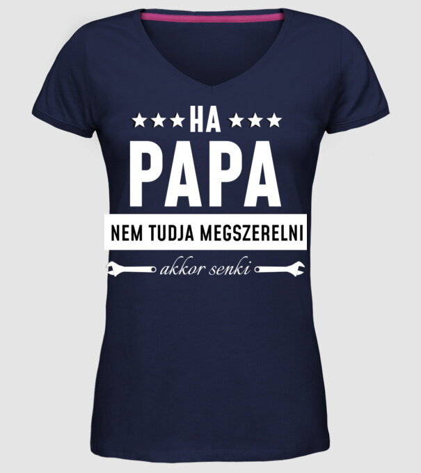  minta sötétkék pólón