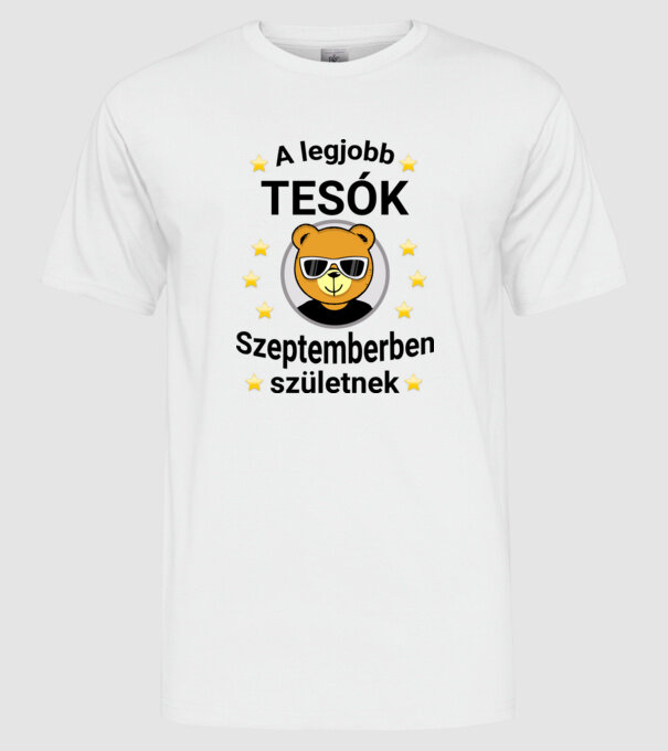  minta fehér pólón