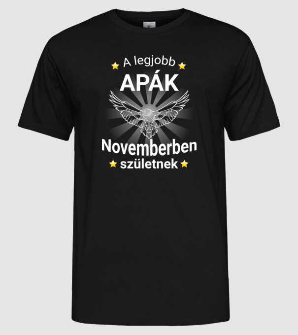  minta fekete pólón