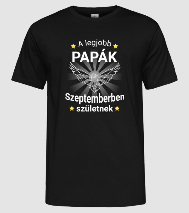  minta fekete pólón