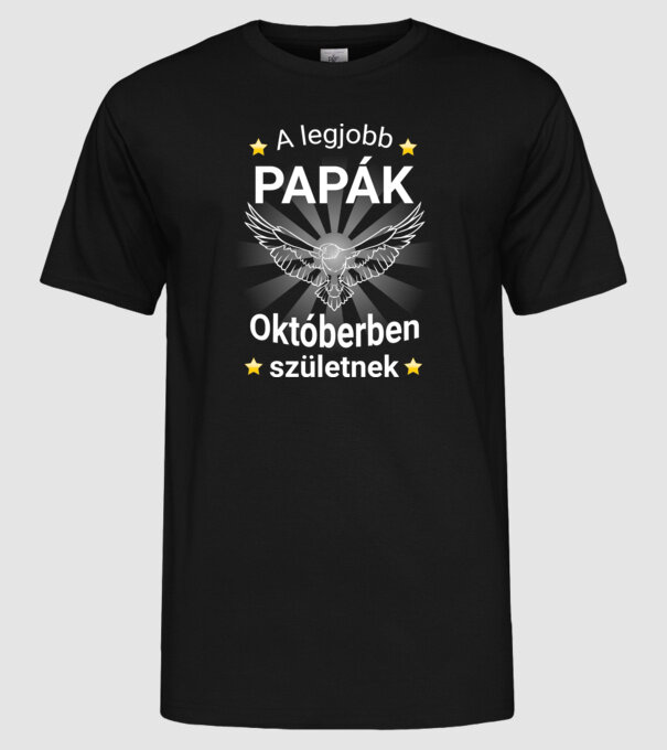  minta fekete pólón