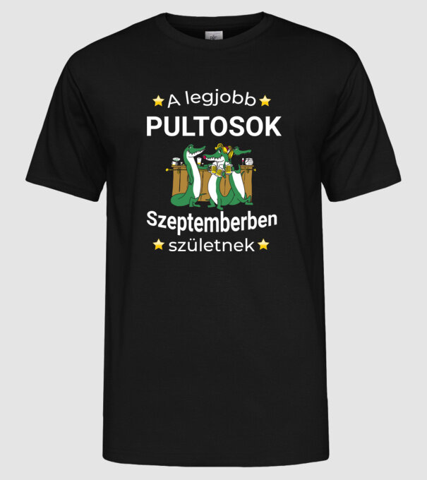  minta fekete pólón