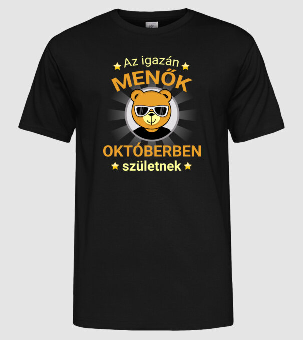  minta fekete pólón