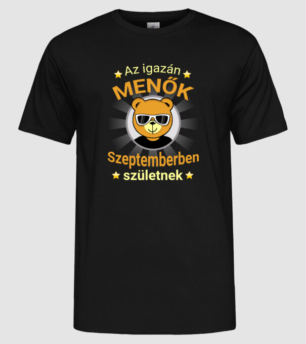  minta fekete pólón