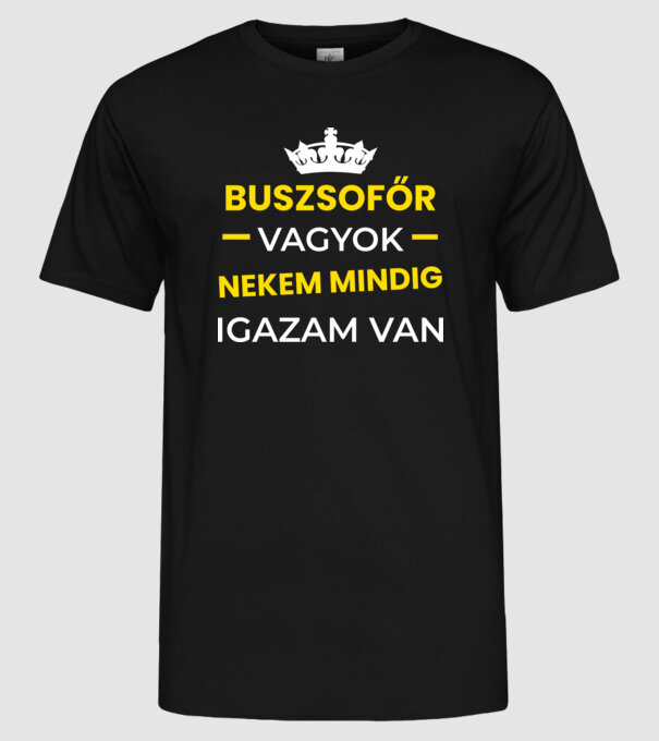  minta fekete pólón