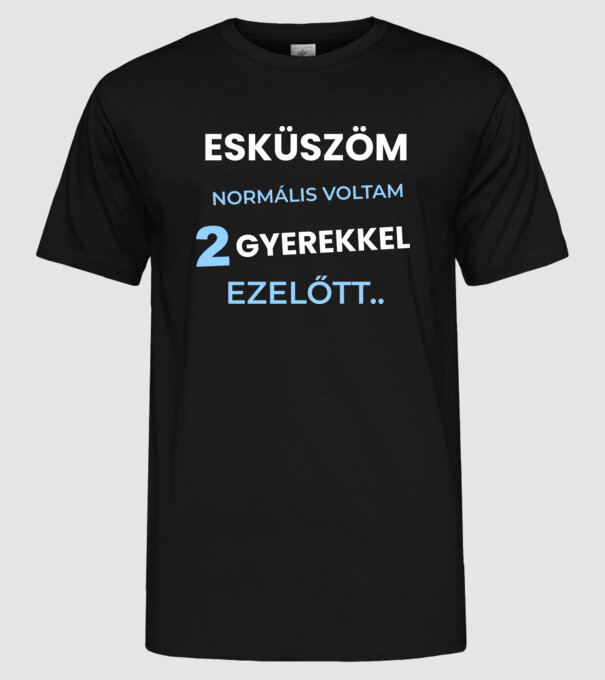  minta fekete pólón