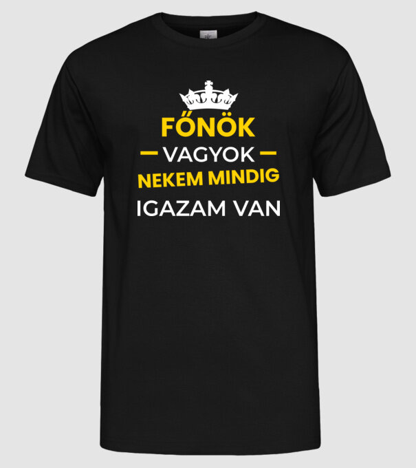  minta fekete pólón