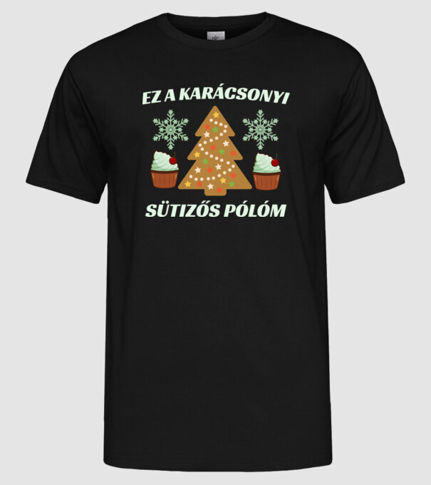  minta fekete pólón
