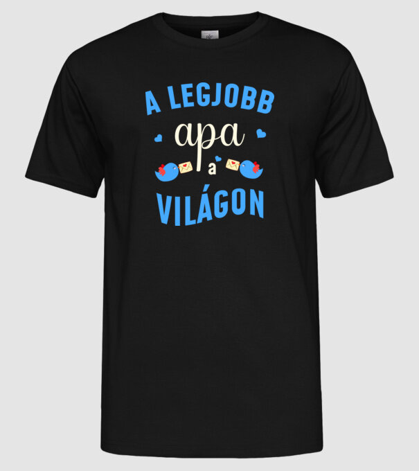  minta fekete pólón
