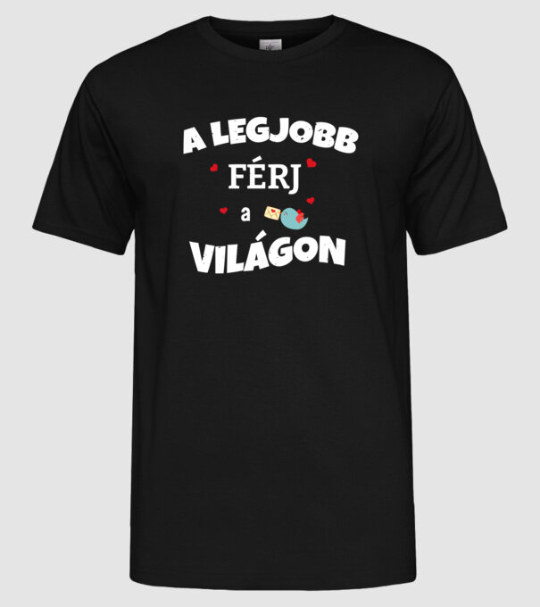  minta fekete pólón