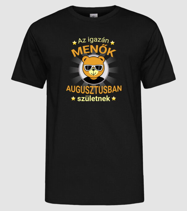  minta fekete pólón