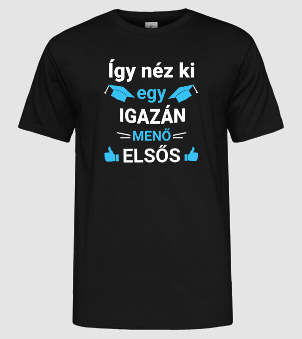  minta fekete pólón