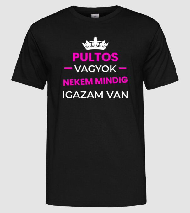  minta fekete pólón