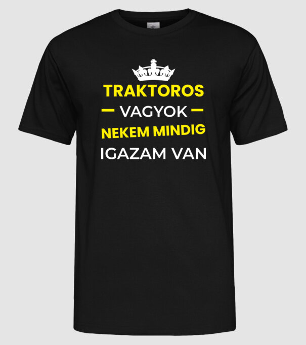  minta fekete pólón