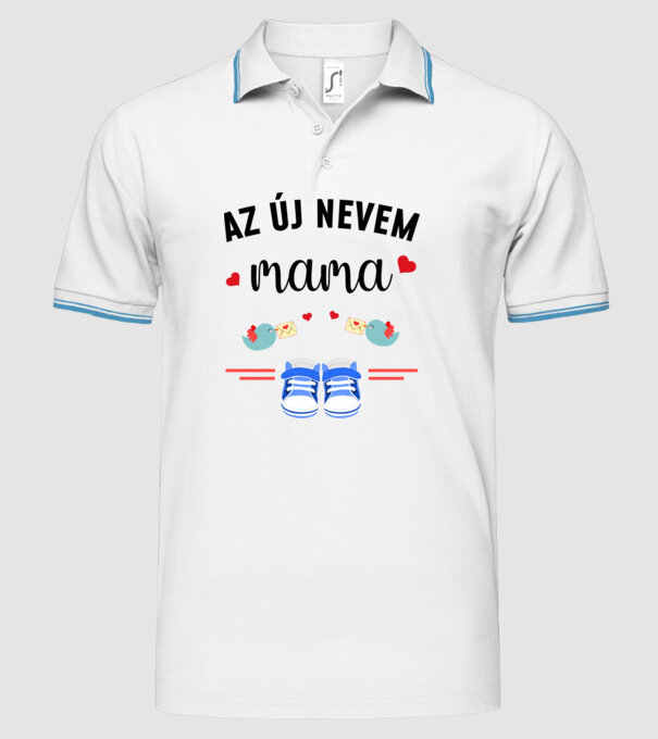  minta fehér pólón