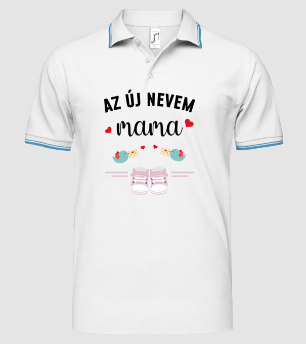  minta fehér pólón