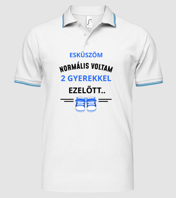  minta fehér pólón