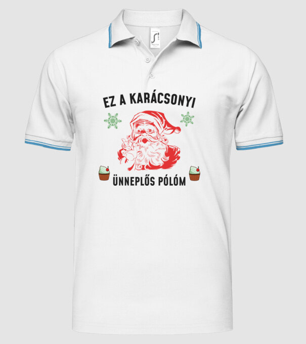  minta fehér pólón