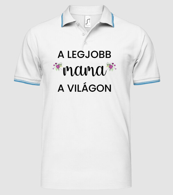  minta fehér pólón