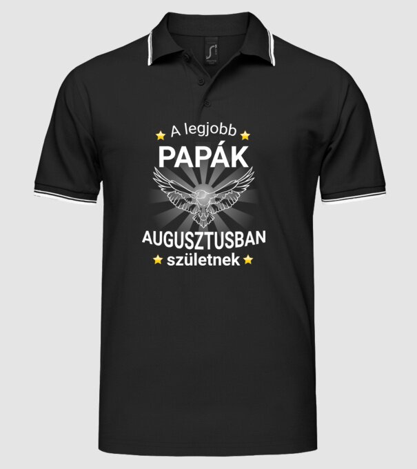  minta fekete pólón