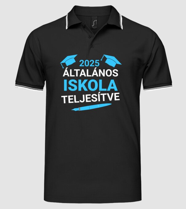  minta fekete pólón
