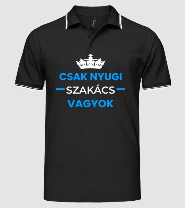  minta fekete pólón