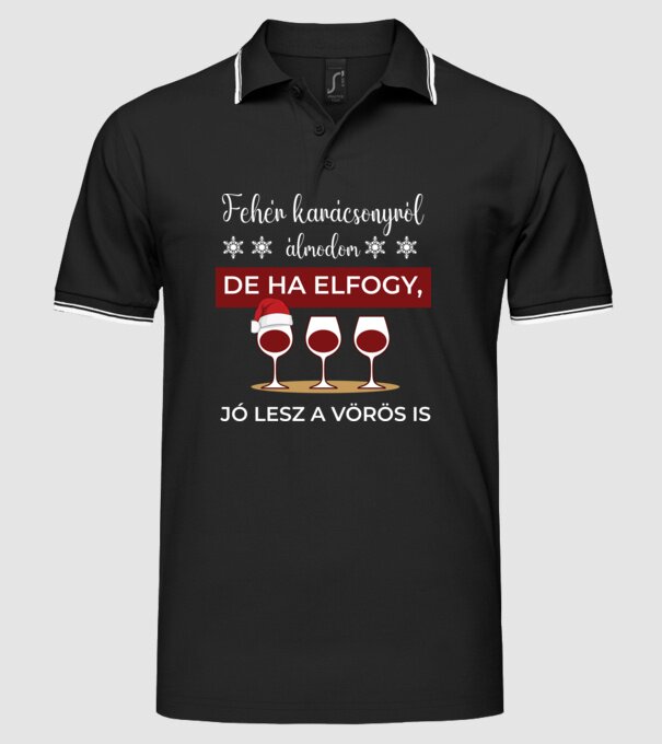  minta fekete pólón