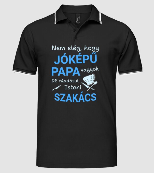  minta fekete pólón