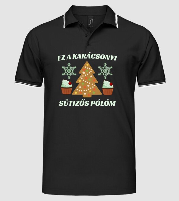  minta fekete pólón