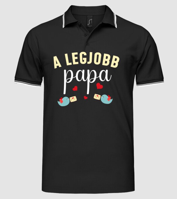  minta fekete pólón