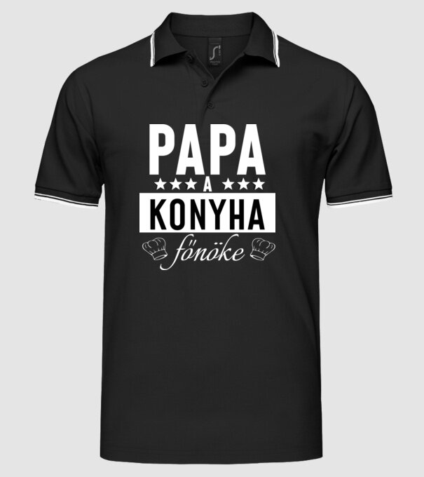  minta fekete pólón