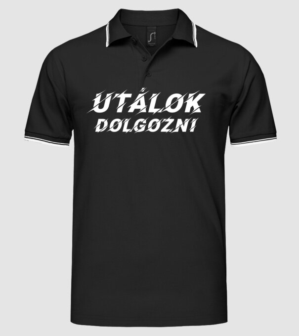  minta fekete pólón