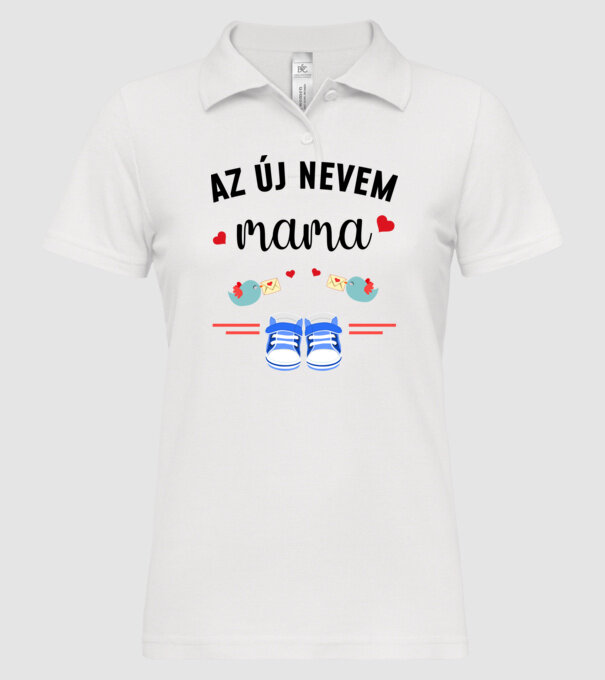  minta fehér pólón