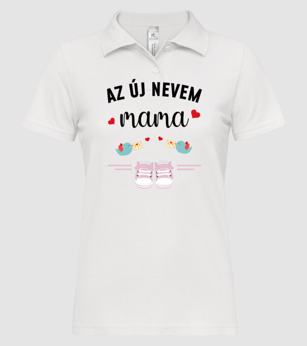  minta fehér pólón