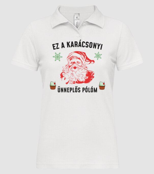  minta fehér pólón