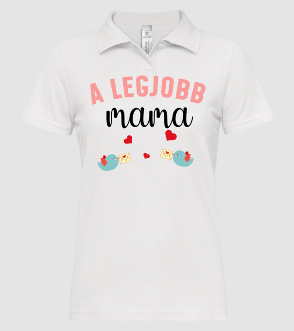  minta fehér pólón