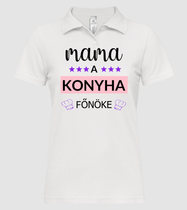  minta fehér pólón