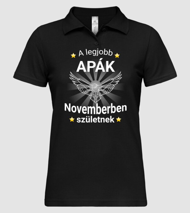 minta fekete pólón