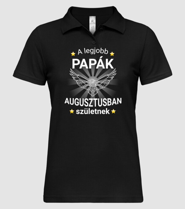  minta fekete pólón
