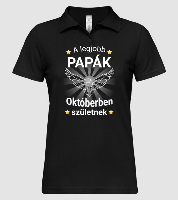  minta fekete pólón