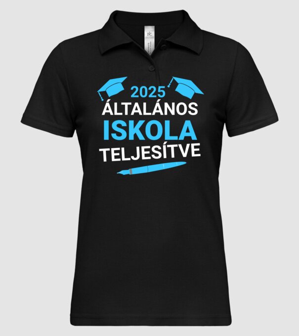  minta fekete pólón