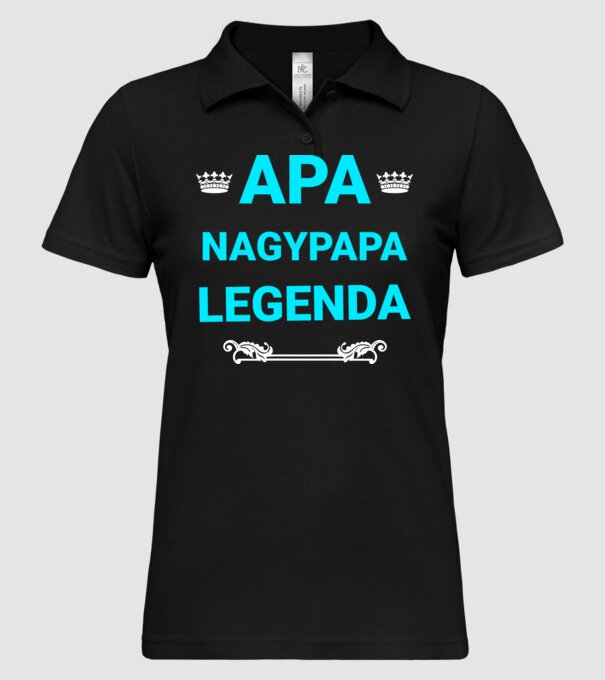  minta fekete pólón